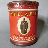 Prince Albert tobacco gammel dåse rød genbrug
